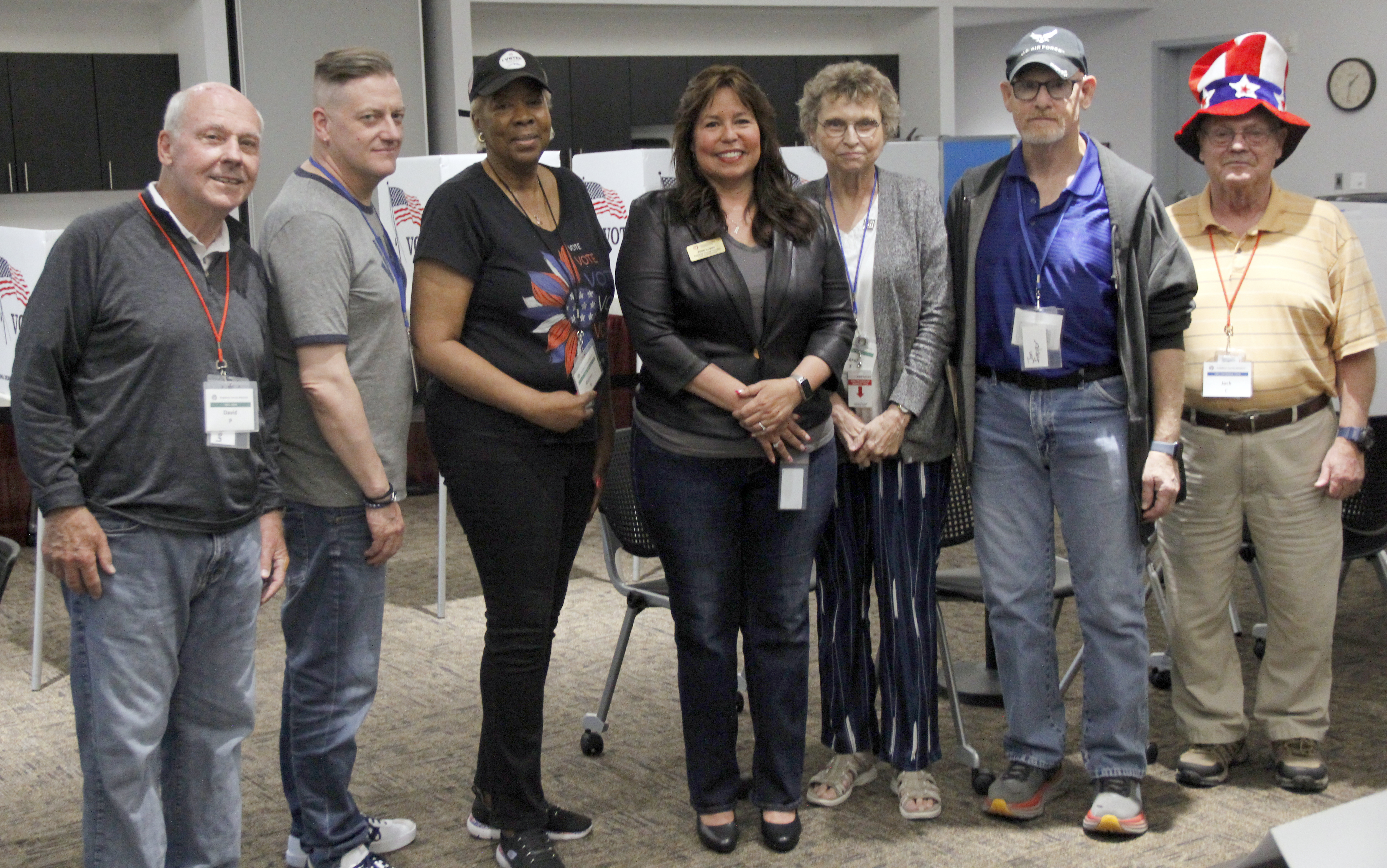 Election Judges at the MLK Jr. Library VSPC