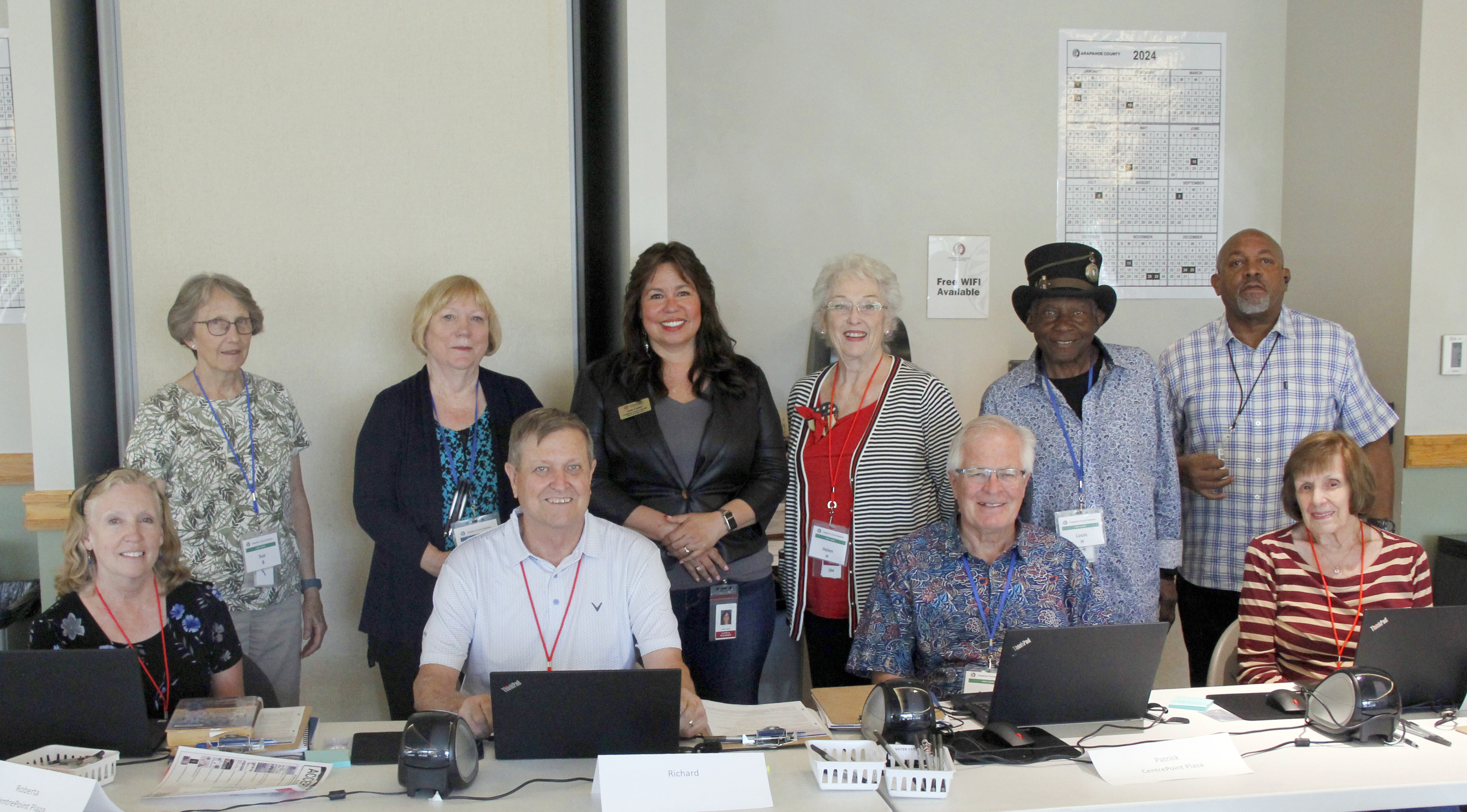 Election Judges at the Aurora Centrepoint VSPC