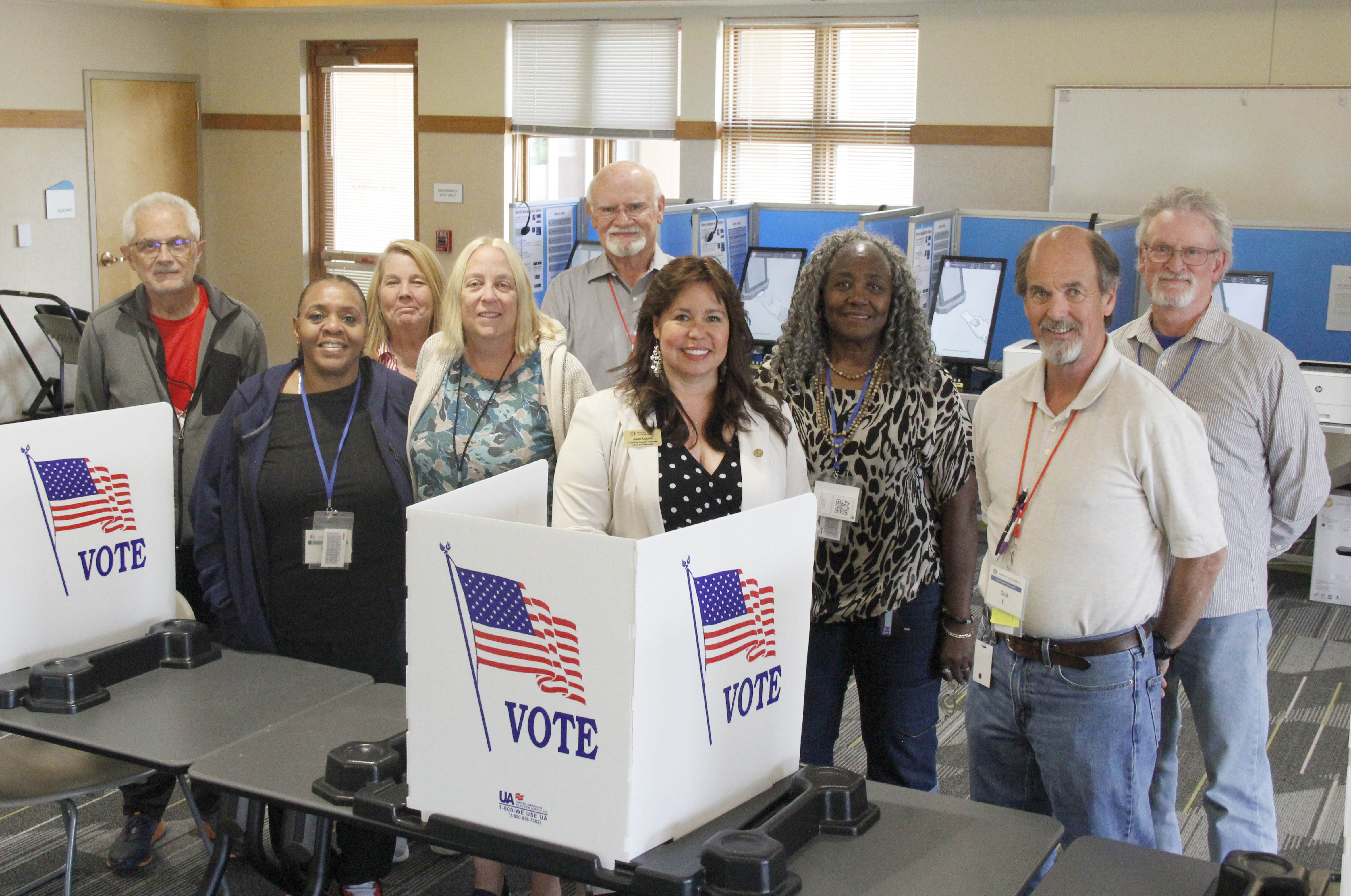 Election Judges at the Smoky Hill Library VSPC